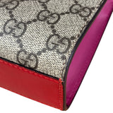 Gucci Padlock Medium Leather Chain Shoulder Bag Beige/Red/Pink