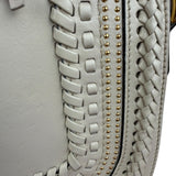 Gucci Limited Edition White Leather Marrakech Satchel Shoulder Bag