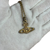 Vivienne Westwood Gold-Tone Orb Pendant Necklace