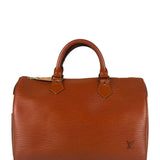 Louis Vuitton Brown Epi Speedy 30