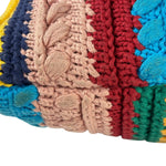 Gucci Horsebit Striped Crochet Tote Bag