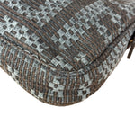 Fendi Vintage Brown/Grey Woven Baguette