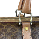 Celine Brown Leather Boston Handbag