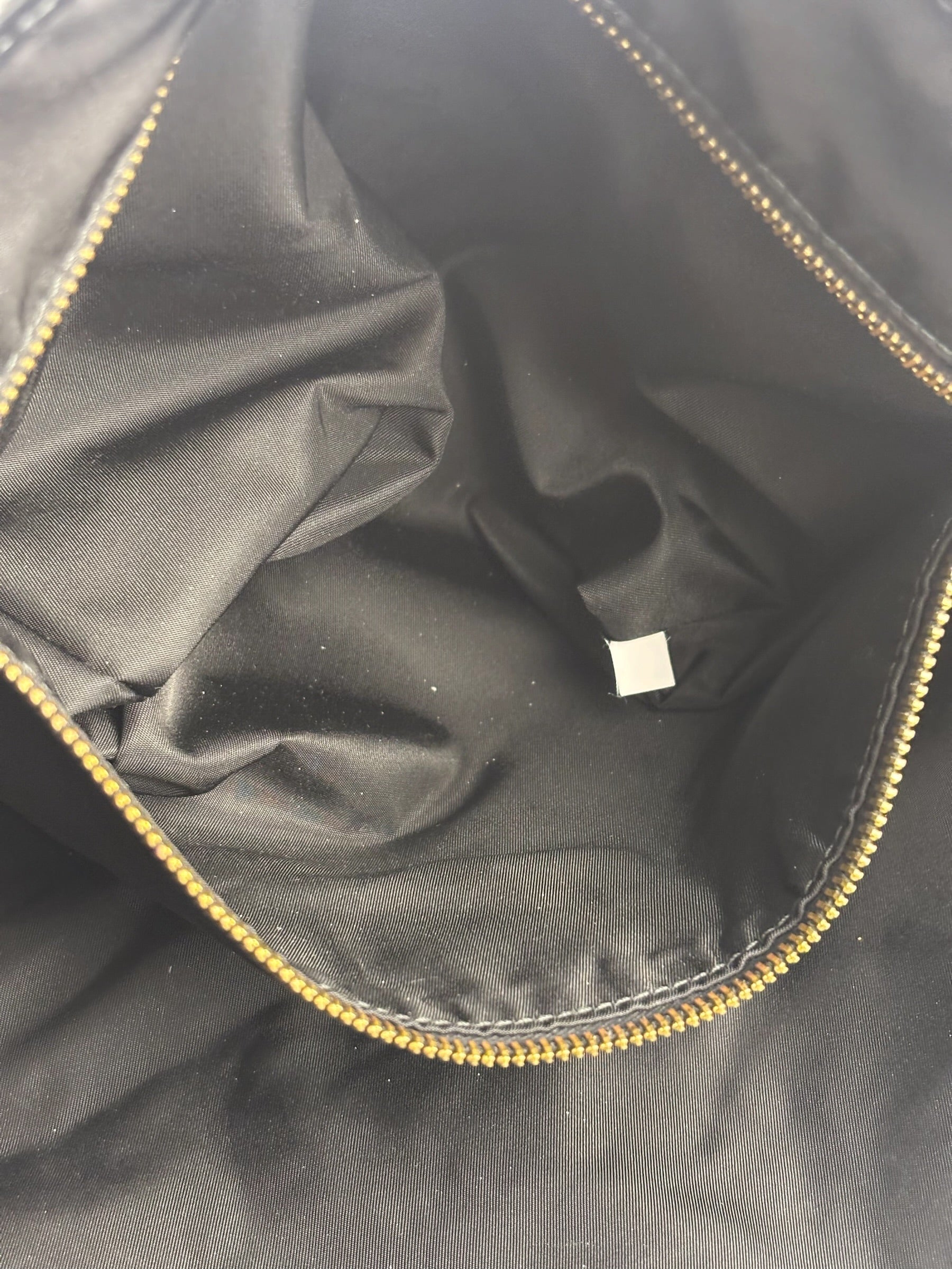 Prada Green/Black Nylon Tessuto Stampato Shoulder Bag