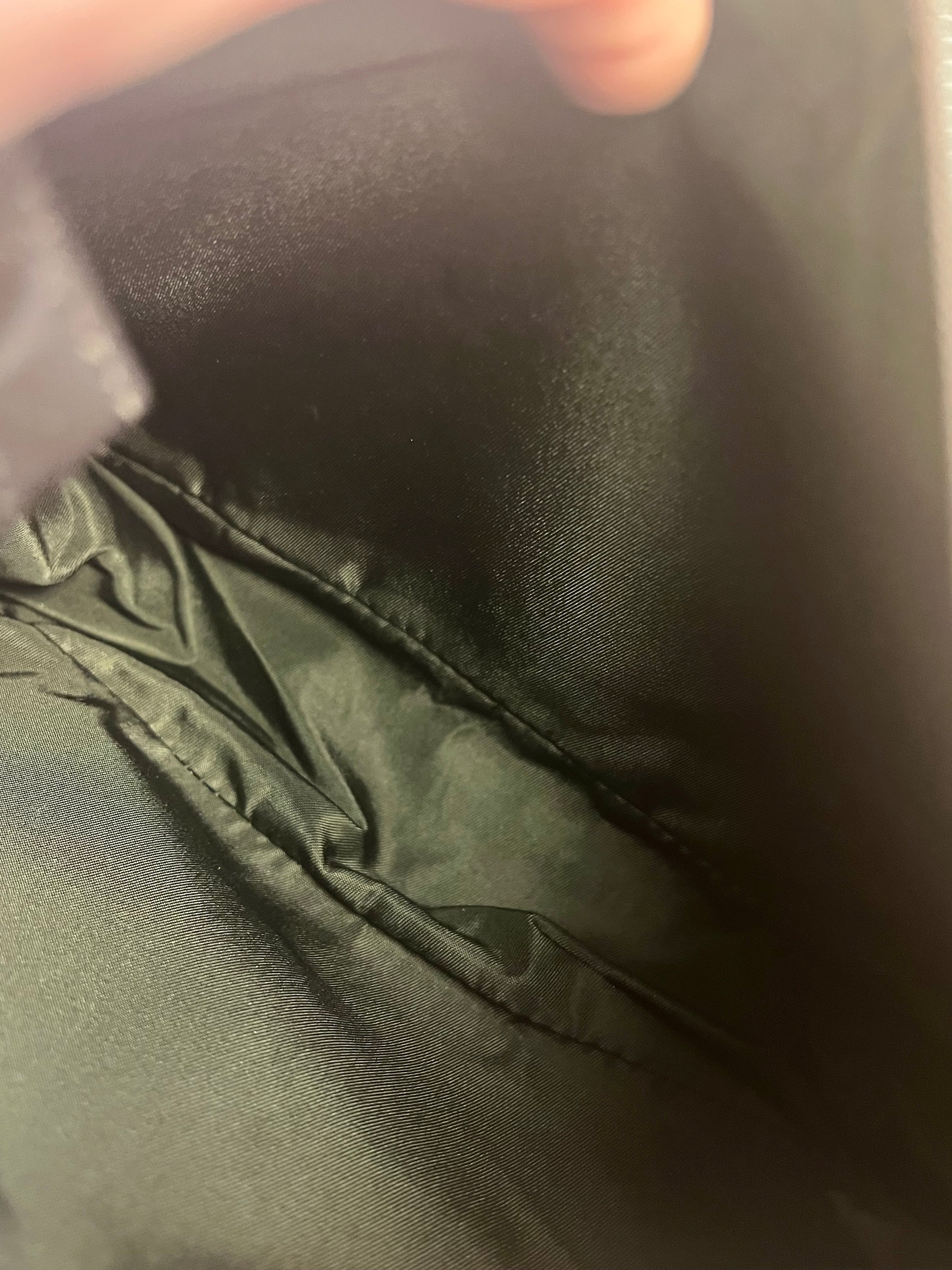 Prada Vintage Dark Grey Wool Pochette