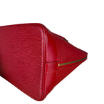 Louis Vuitton Red Epi Alma Handbag