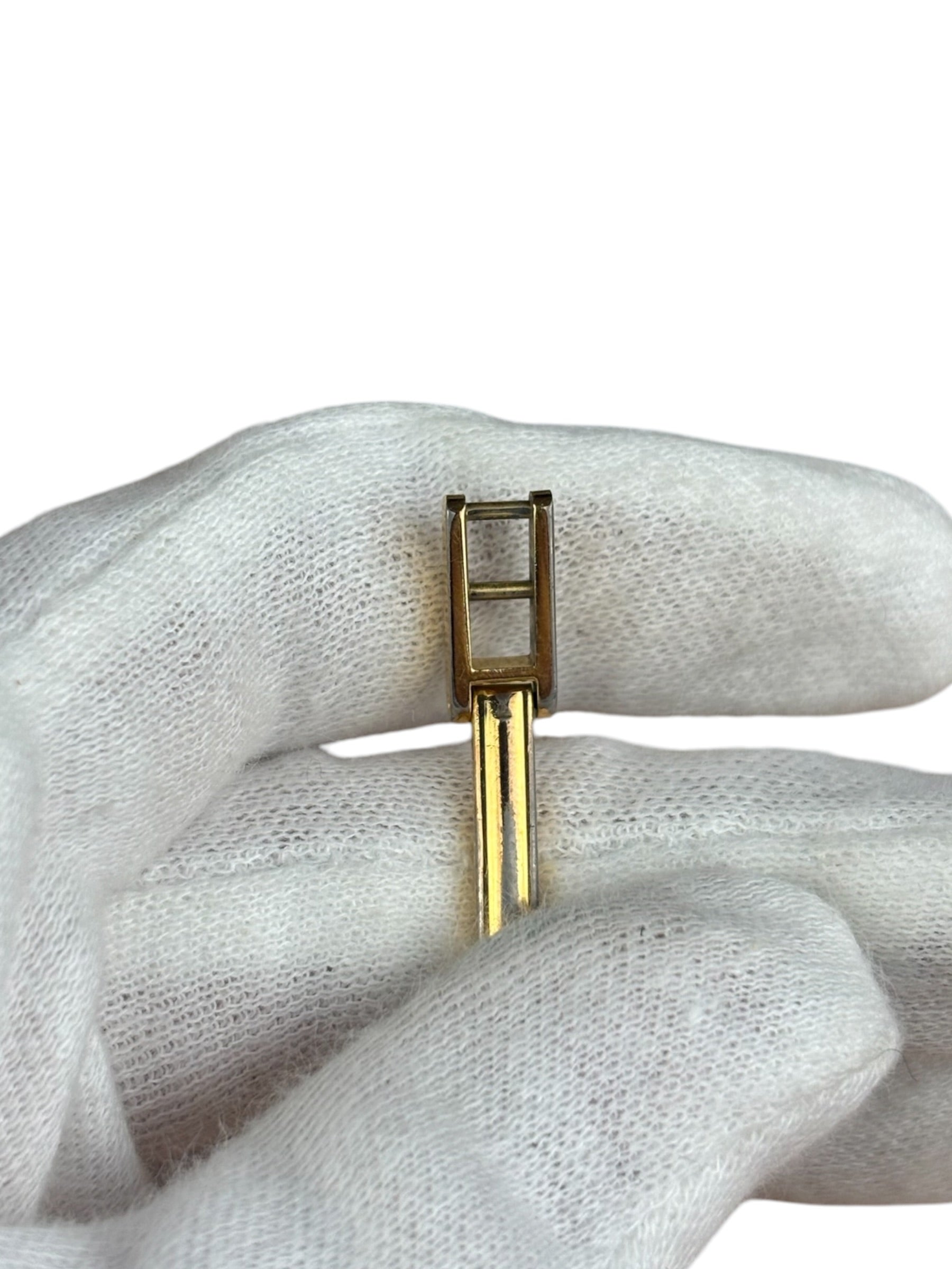 Gucci Vintage Gold 1100L Interchangeable Bezel Bangle
