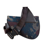 Christian Dior x Peter Doig Saddle Camouflage Canvas Messenger