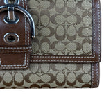 Coach Vintage Signature C Long Wallet Brown