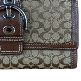 Coach Vintage Signature C Long Wallet Brown