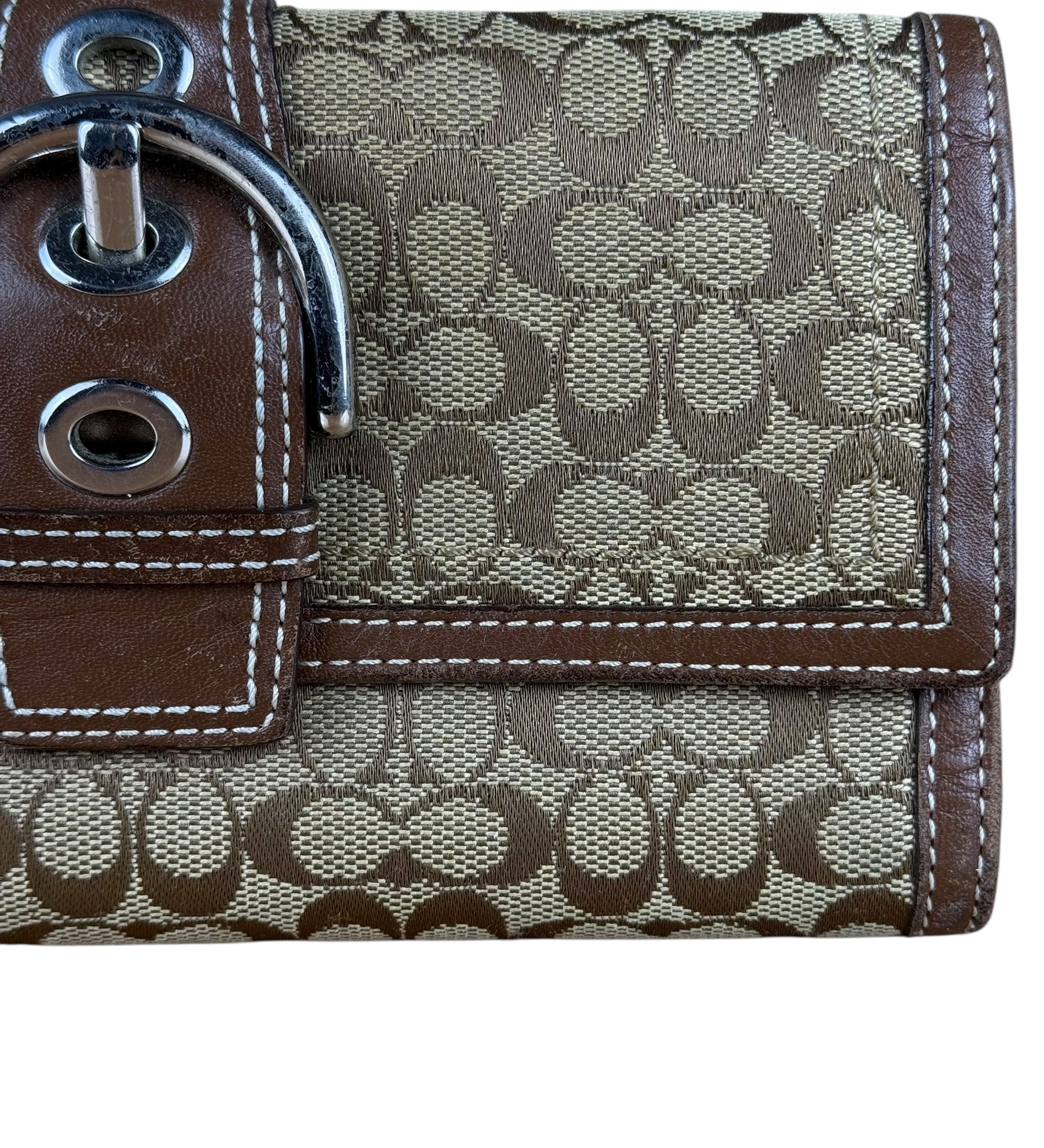 Coach Vintage Signature C Long Wallet Brown