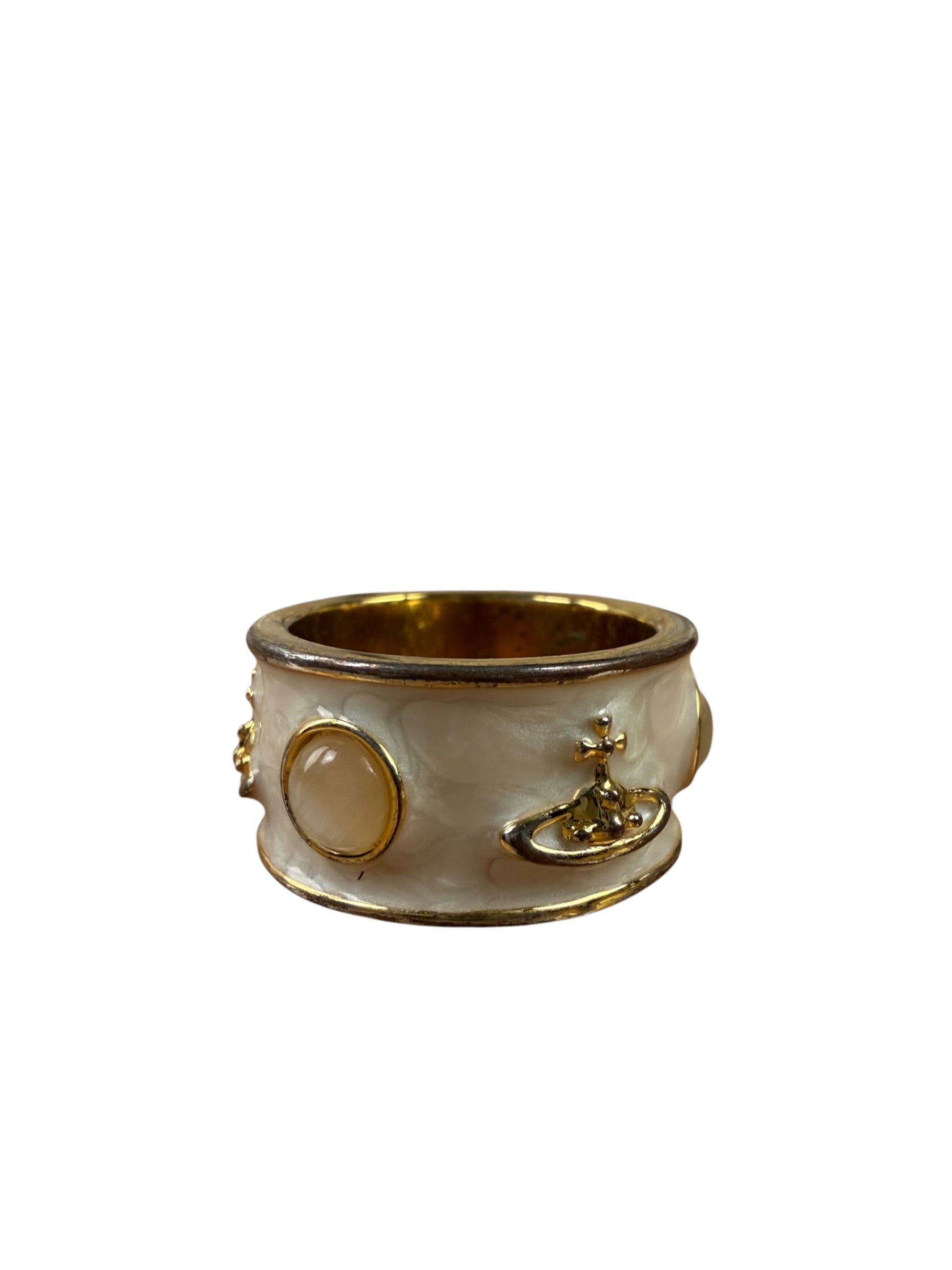 Vivienne Westwood King White Gold-Tone Ring