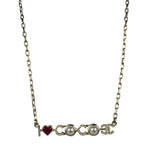 Chanel I love Coco Pearl & Heart Pendant Necklace