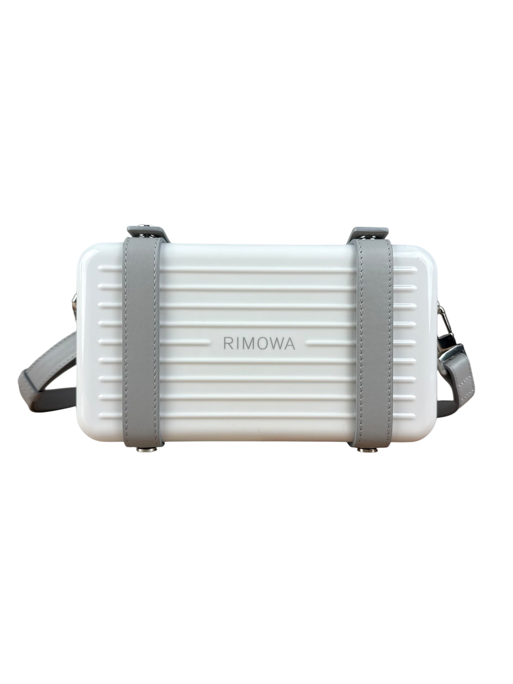 Rimowa Personal Polycarbonate Crossbody Clutch White