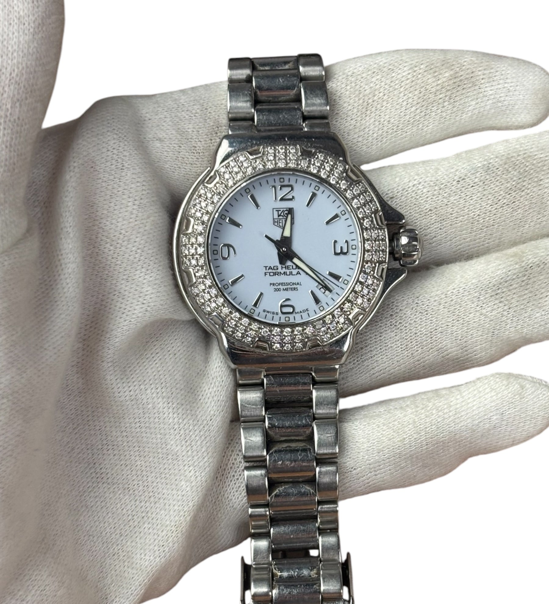 Tag Heuer Formula 1 Lavender Dial Diamond Bezel