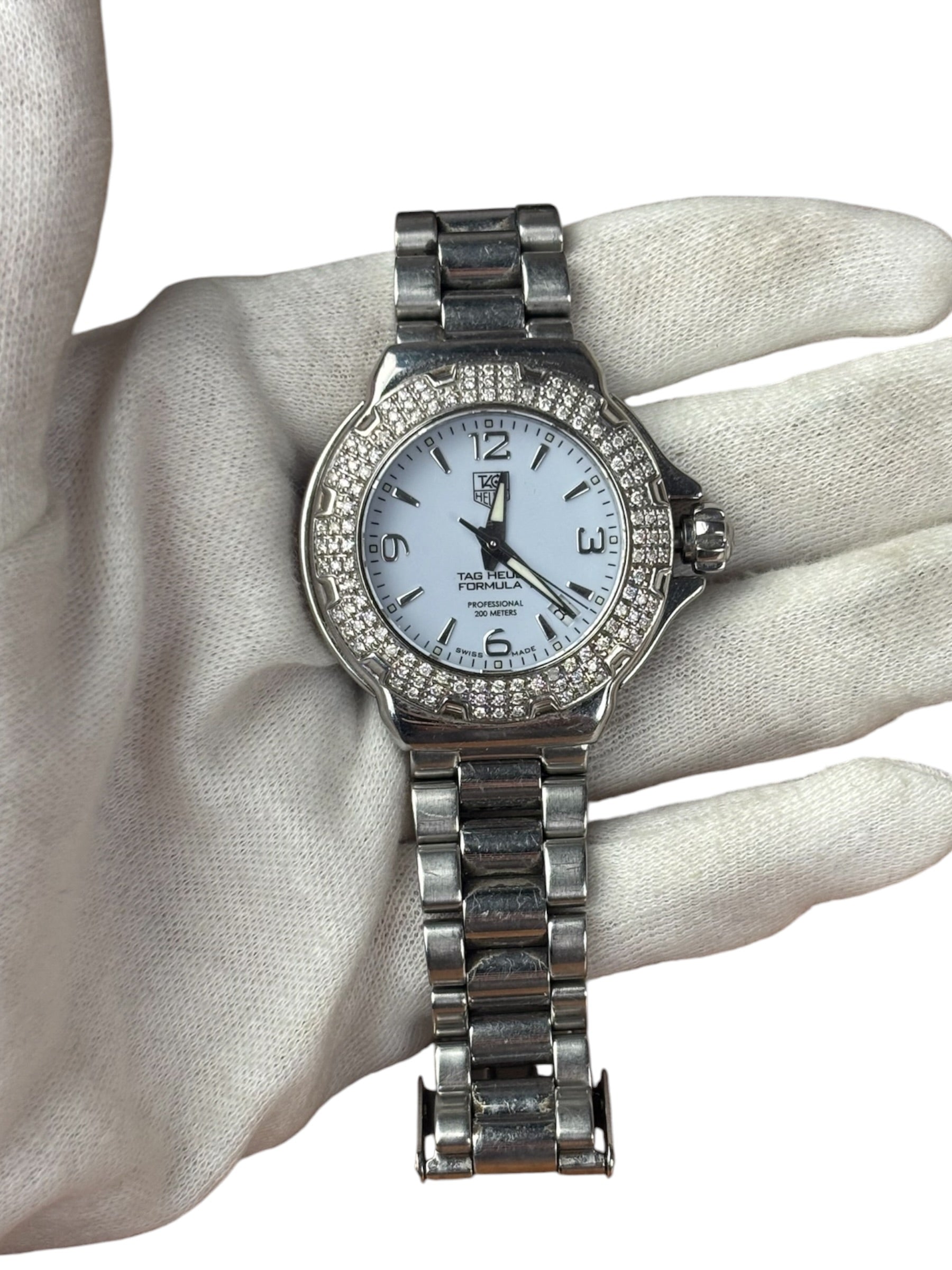 Tag Heuer Formula 1 Lavender Dial Diamond Bezel