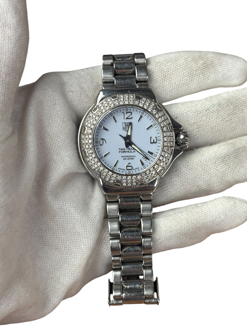Tag Heuer Formula 1 Lavender Dial Diamond Bezel