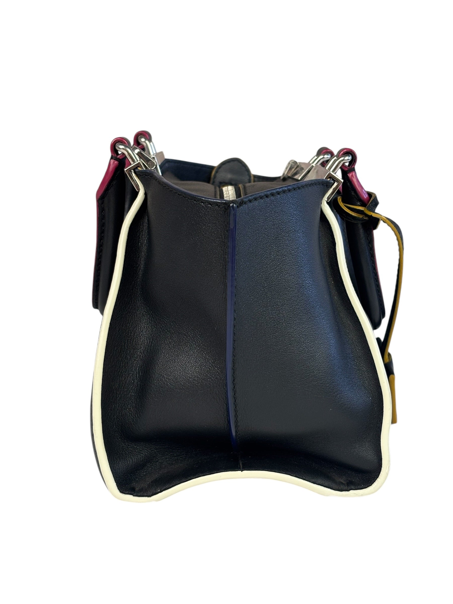 Fendi Black Leather 3 Jours Two-Way Bag