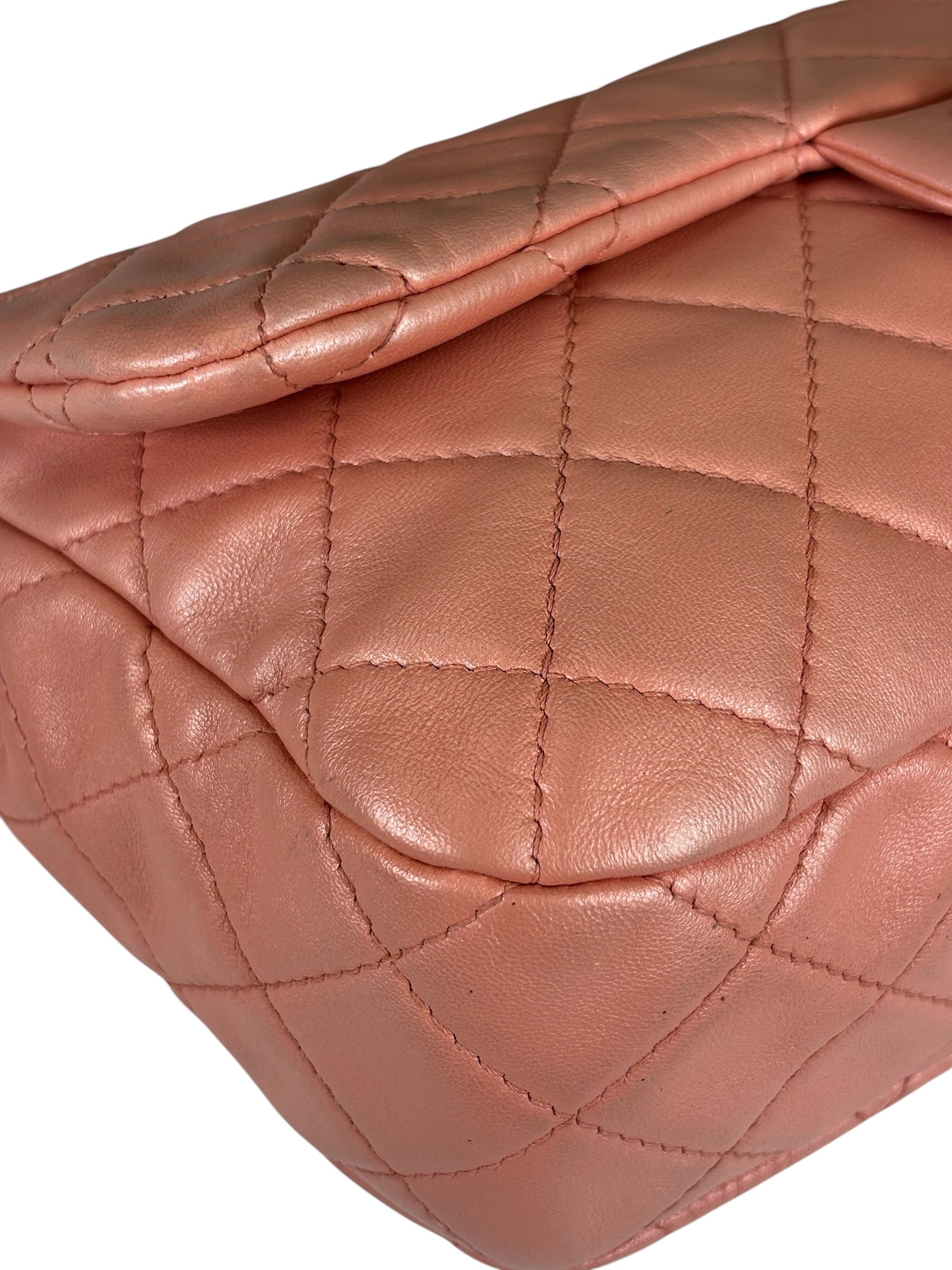 Chanel Pink Quilted Lambskin Precious Jewel Flap Bag 2010