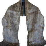 Invernale Vintage Brown Fur Shawl