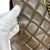 Chanel CC Brown Quilted Leather Perfect Edge Tote 2012