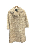 Vintage Ivory Clair de Lune by Emba Long Fur Coat