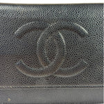 Chanel Black Caviar Flap Wallet On Chain 2013