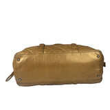 Chanel Gold Quilted Lambskin Lady Braid Flap Bag 2005