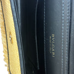 Bvlgari Serpenti Forever Mini Raffia Bag Beige