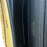 Bvlgari Serpenti Forever Mini Raffia Bag Beige