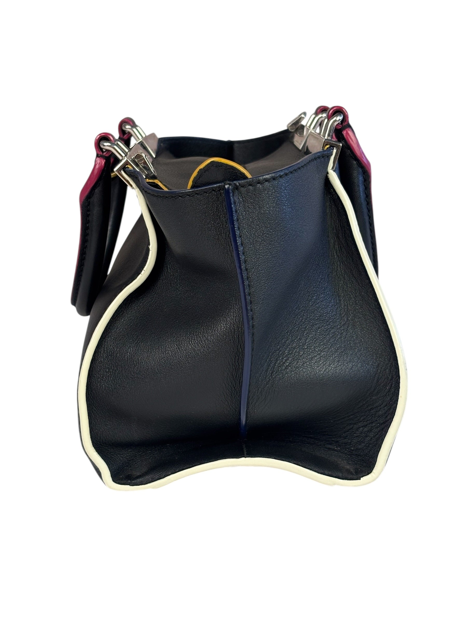 Fendi Black Leather 3 Jours Two-Way Bag
