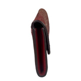 Coach Cherry Shimmery Red Long Flap Wallet