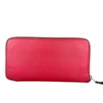 Hermes Pink Epsom Leather Silk'In Long Wallet