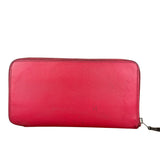 Hermes Pink Epsom Leather Silk'In Long Wallet