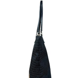 Fendi FF Black Canvas Logo Tote