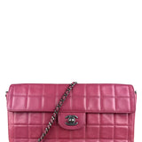 Chanel Pink CC 2002 Chocolate Bar Chain Flap