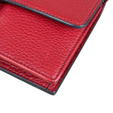 Gucci Red Interlocking G Wallet on Chain
