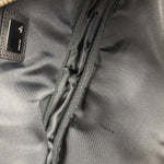 Fendi FF Black Canvas Boat Pochette