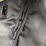 Fendi FF Black Canvas Boat Pochette