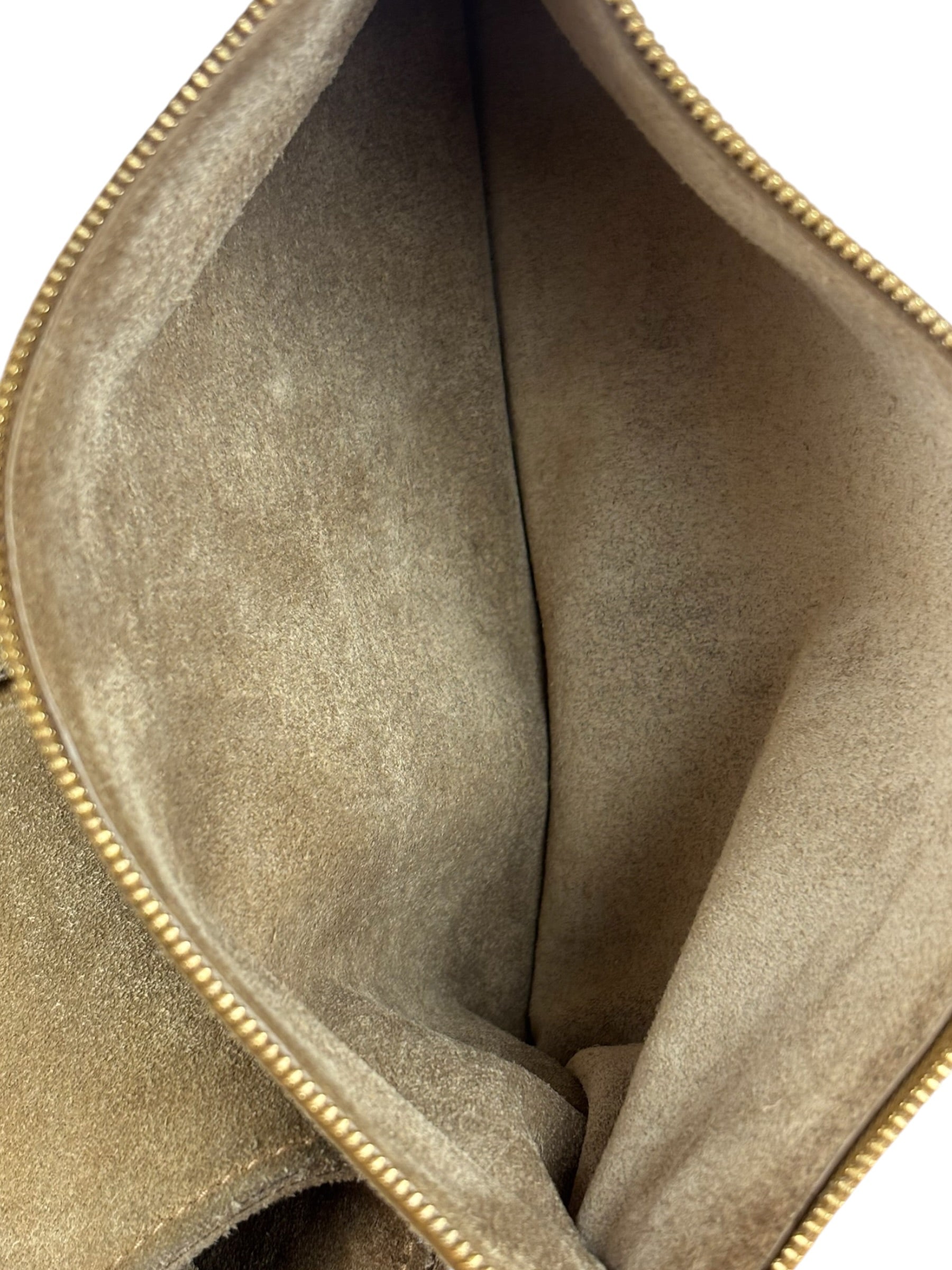 Bottega Veneta Brown Suede Maxi Intrecciato Arco Tote