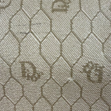 Christian Dior Vintage Beige Honeycomb Boston Bag