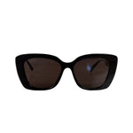 Chanel Rhinestone Logo Square Sunglasses