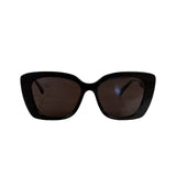 Chanel Rhinestone Logo Square Sunglasses