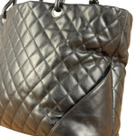 Chanel Black Leather Cambon Ligne Tote 2003