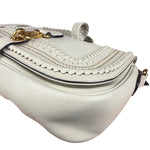 Gucci Limited Edition White Leather Marrakech Satchel Shoulder Bag
