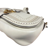 Gucci Limited Edition White Leather Marrakech Satchel Shoulder Bag