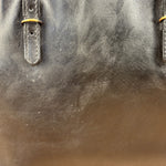 Balenciaga Black Leather papier A4 Tote Bag