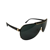 Versace VE2140 Striking Gold Greca Pattern On Top Bar Sunglasses