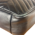 Gucci GG Black Marmont Leather Medium Shoulder Bag