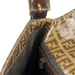 Fendi FF PVC Coated Sequin Buckle Baguette